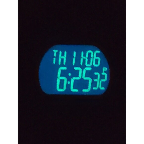 Timex Ironman Rugged 30 Laps Watch Indiglo 45mm Black Chrono Digital New Battery - Picture 11 of 12